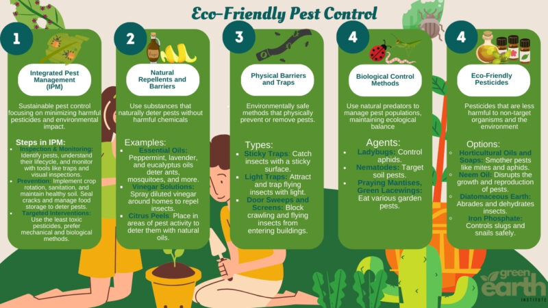 Infographic about Environmentally-friendly Pest Control